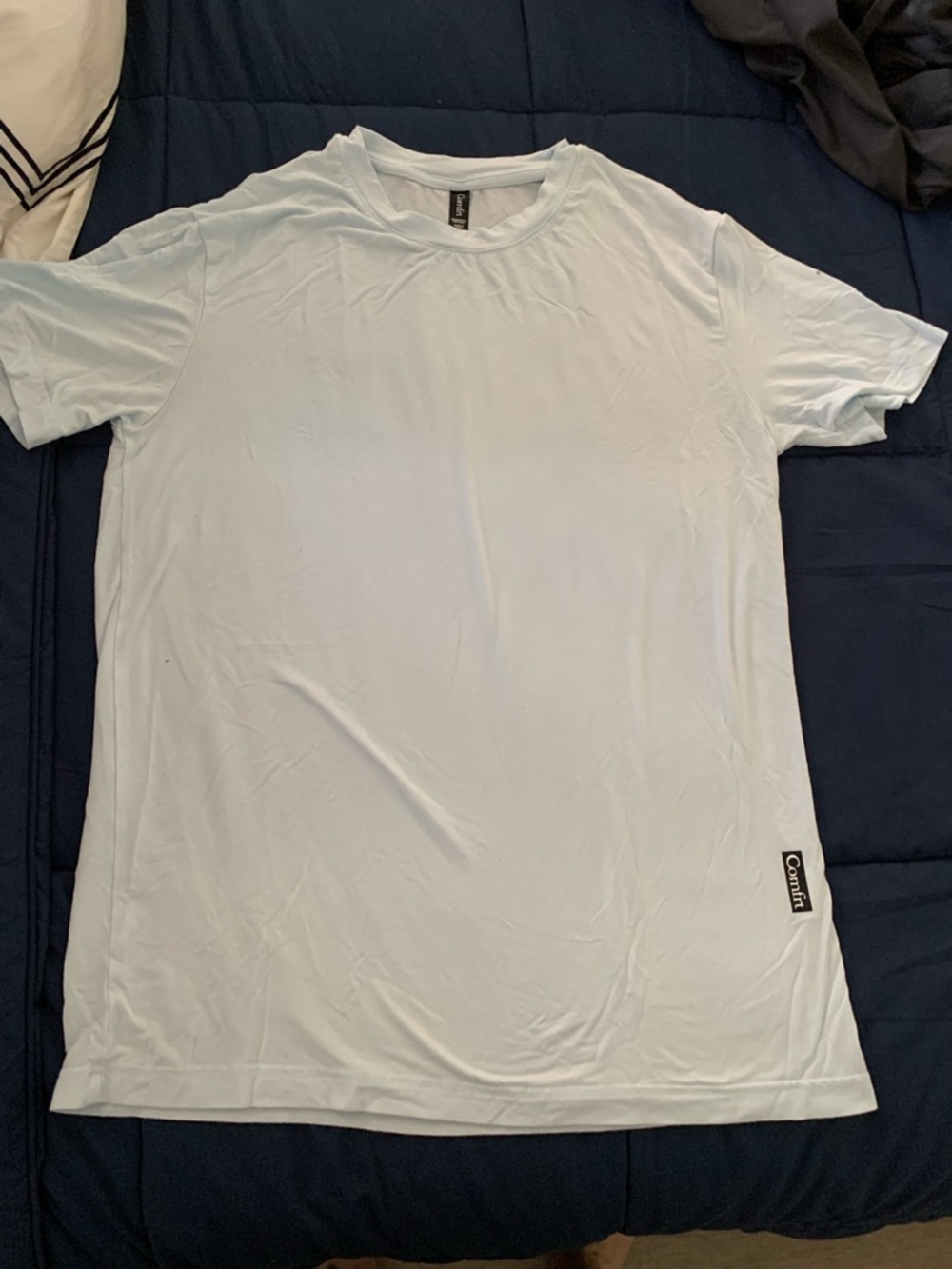 Comfrt  Light Blue Short-Sleeve Tee size XS